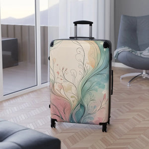 Artistic Floral Suitcase - Boho Style Travel Gear - Dipaliz - Suitcases