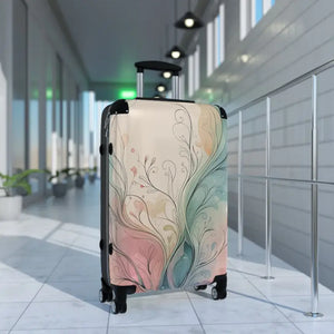 Artistic Floral Suitcase Boho Style Travel Gear - Dipaliz - Suitcases