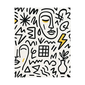 Stunning Abstract Satin Poster Prints for Bold Home Decor - Dipaliz - 16″ x 20″ - Posters