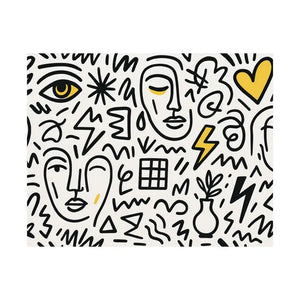 Stunning Abstract Satin Poster Prints for Bold Home Decor - Dipaliz - 14″ x 11″ - Posters