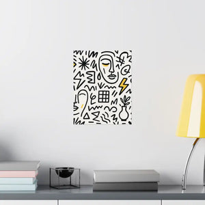 Stunning Abstract Satin Poster Prints for Bold Home Decor - Dipaliz - Posters