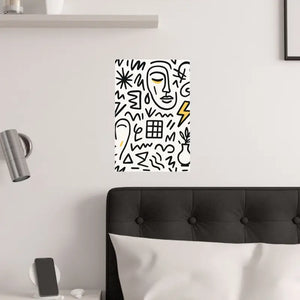 Stunning Abstract Satin Poster Prints for Bold Home Decor - Dipaliz - Posters