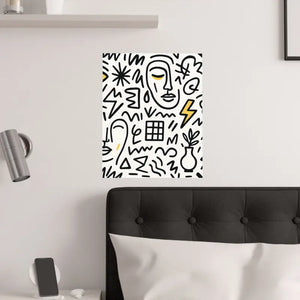 Stunning Abstract Satin Poster Prints for Bold Home Decor - Dipaliz - Posters