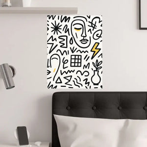 Stunning Abstract Satin Poster Prints for Bold Home Decor - Dipaliz - Posters