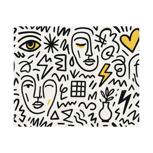 Stunning Abstract Satin Poster Prints for Bold Home Decor - Dipaliz - 20″ x 16″ - Posters