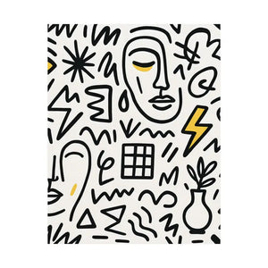 Stunning Abstract Satin Poster Prints for Bold Home Decor - Dipaliz - 11″ x 14″ - Posters