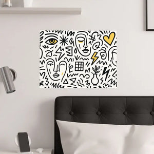 Stunning Abstract Satin Poster Prints for Bold Home Decor - Dipaliz - Posters