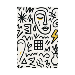 Stunning Abstract Satin Poster Prints for Bold Home Decor - Dipaliz - 12″ x 18″ - Posters