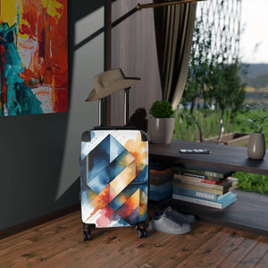 Vibrant Luggage Suitcase - Artistic Travel Design - Dipaliz - Suitcases
