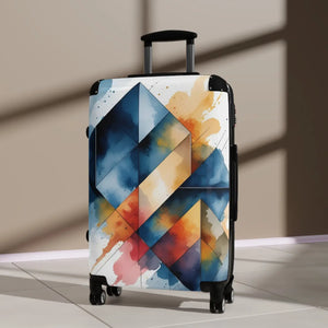 Vibrant Luggage Suitcase - Artistic Travel Design - Dipaliz - Suitcases
