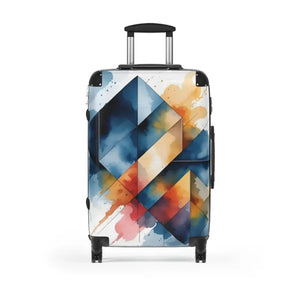 Artistic Travel Suitcase Vibrant Style Statement - Dipaliz - Medium / Black - Suitcases