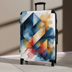 Artistic Travel Suitcase Vibrant Style Statement - Dipaliz - Suitcases