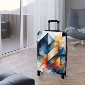 Artistic Travel Suitcase Vibrant Style Statement - Dipaliz - Suitcases