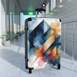 Artistic Travel Suitcase Vibrant Style Statement - Dipaliz - Suitcases