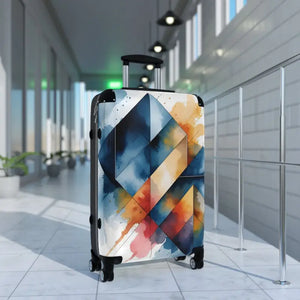 Artistic Travel Suitcase Vibrant Style Statement - Dipaliz - Suitcases