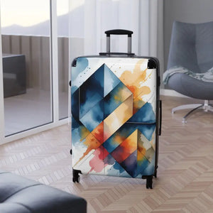 Artistic Travel Suitcase Vibrant Style Statement - Dipaliz - Suitcases