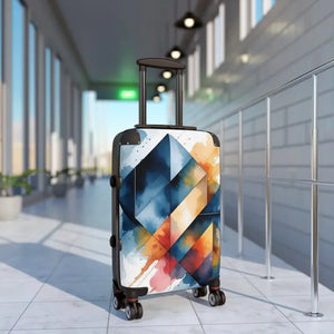 Artistic Travel Suitcase Vibrant Style Statement - Dipaliz - Small / Black - Suitcases