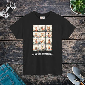 Vibrant Unisex Heavy Cotton Tee - Ultimate Comfort - Dipaliz - Black / s - T-shirts