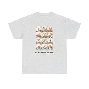 Vibrant Unisex Heavy Cotton Tee - Whole Life Print - Dipaliz - T-shirts - s