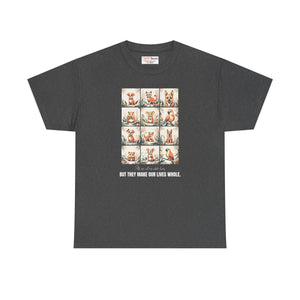 Vibrant Unisex Heavy Cotton Tee - Whole Life Print - Dipaliz - T-shirts - s