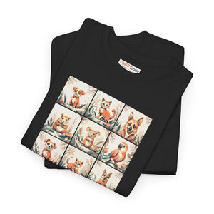 Vibrant Unisex Heavy Cotton Tee - Whole Life Print - Dipaliz - T-shirts - s