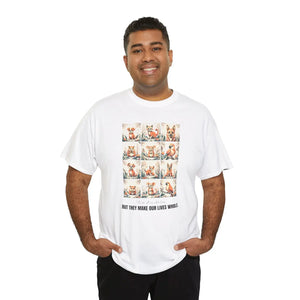 Vibrant Unisex Heavy Cotton Tee - Whole Life Print - Dipaliz - T-shirts - s