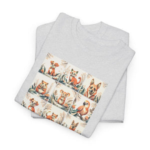 Vibrant Unisex Heavy Cotton Tee - Whole Life Print - Dipaliz - T-shirts - s
