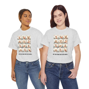 Vibrant Unisex Heavy Cotton Tee - Whole Life Print - Dipaliz - T-shirts - s