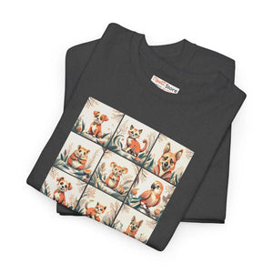 Vibrant Unisex Heavy Cotton Tee - Whole Life Print - Dipaliz - T-shirts - s