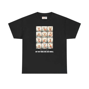 Vibrant Unisex Heavy Cotton Tee - Whole Life Print - Dipaliz - T-shirts - s