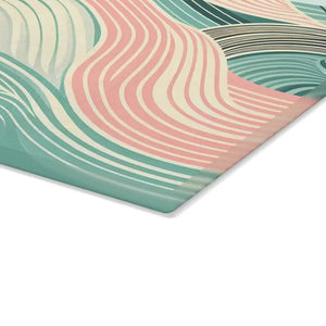 Artistic Waves Glass Cutting Board Kitchen Décor - Dipaliz - Boards