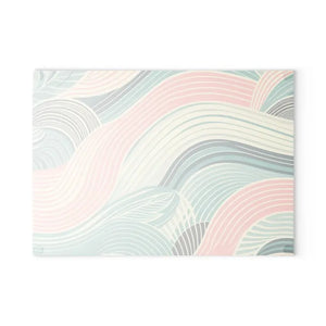 Artistic Waves Glass Cutting Board Kitchen Décor - Dipaliz - Boards