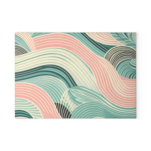 Artistic Waves Glass Cutting Board Tempered - Dipaliz - Boards