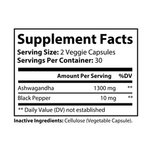 Energizing Ashwagandha and Black Pepper Supplement - Dipaliz - Herbal Supplements