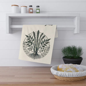 Sustainable Botanical Tea Towels - Asparagus Design - Dipaliz - Kitchen