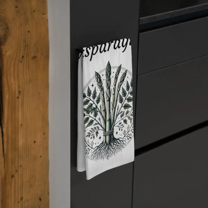 Asparagus Stylish Tea Towel Cotton Decorative Accent - Dipaliz - Kitchen Towels