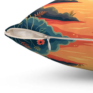 Astral Landscape Decorative Pillow - Cosmic Home Vibes - Dipaliz - Throw Pillows