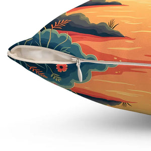 Astral Landscape Decorative Pillow - Cosmic Home Vibes - Dipaliz - Throw Pillows