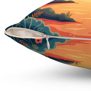 Astral Landscape Decorative Pillow - Cosmic Home Vibes - Dipaliz - Throw Pillows