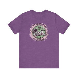 Soft Cotton Tee - Astronaut Working Daily Adventures - Dipaliz - T-shirts