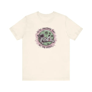 Soft Cotton Tee - Astronaut Working Daily Adventures - Dipaliz - T-shirts