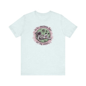 Soft Cotton Tee - Astronaut Working Daily Adventures - Dipaliz - T-shirts