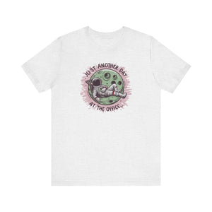 Soft Cotton Tee - Astronaut Working Daily Adventures - Dipaliz - T-shirts