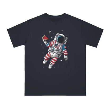 Cozy Astronaut Pie Tee: Organic Playful Comfort - T-shirt