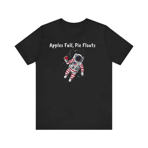 Astronaut with Red Apple Short Sleeves Tee Women’s Fashion Dipaliz - T-shirts