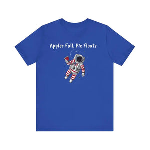 Astronaut with Red Apple Short Sleeves Tee Women’s Fashion Dipaliz - T-shirts