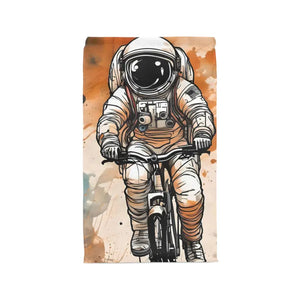 Astronaut on Bicycle Polyester Lunch Bag - Dipaliz - 11.75’’ × 7.25’’ 4.75’’ - Bags