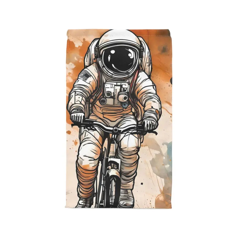 Astronaut Bicycle Polyester Lunch Bag for Trendsetters - 11.75’’ × 7.25’’ 4.75’’ Accessories