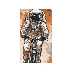 Astronaut on Bicycle Polyester Lunch Bag - Dipaliz - 11.75’’ × 7.25’’ 4.75’’ - Bags