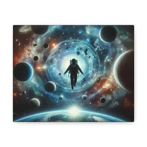 Astronaut Canvas Gallery Wraps Space Art Decor - Dipaliz - 10″ x 8″ / 1.25’’ - Prints